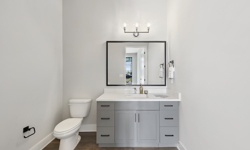 bathroom with white counter